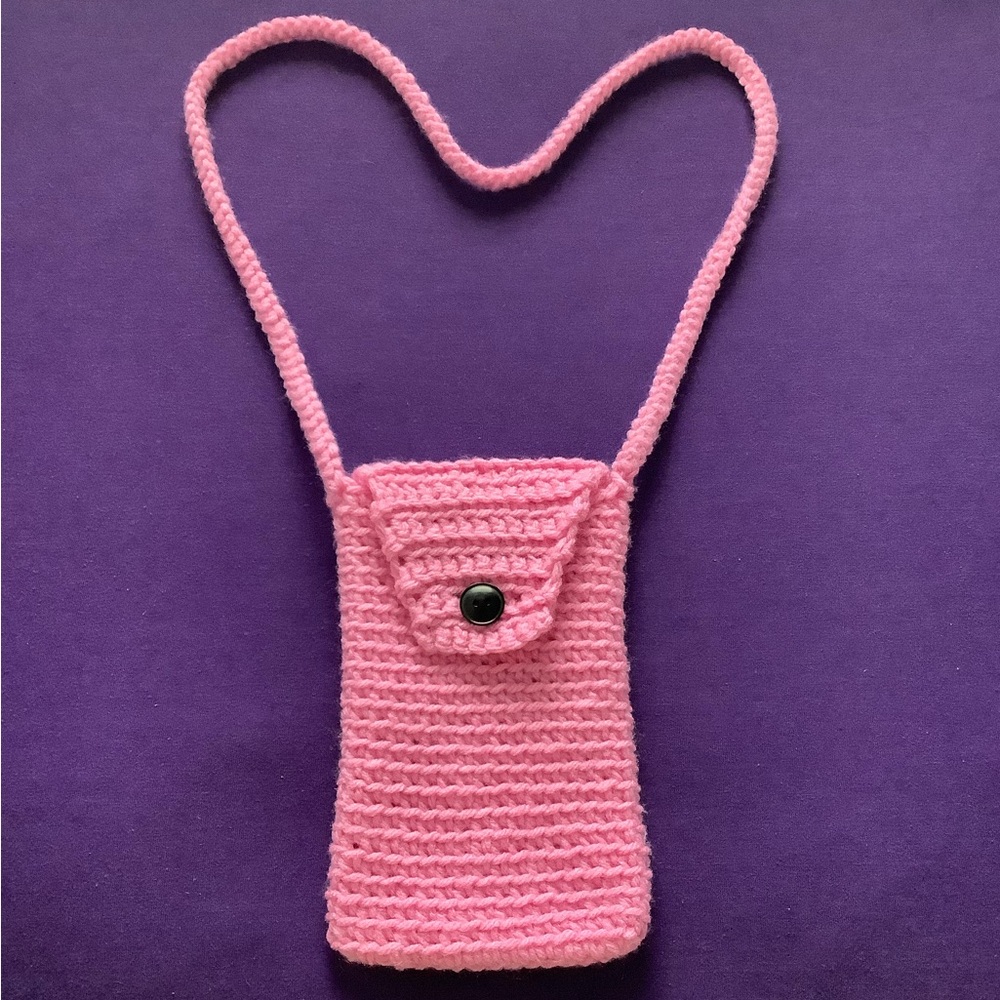 crochet phone holder
